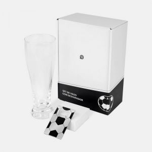 SET DE VASO Y DESTAPADOR SOCCER personalizada